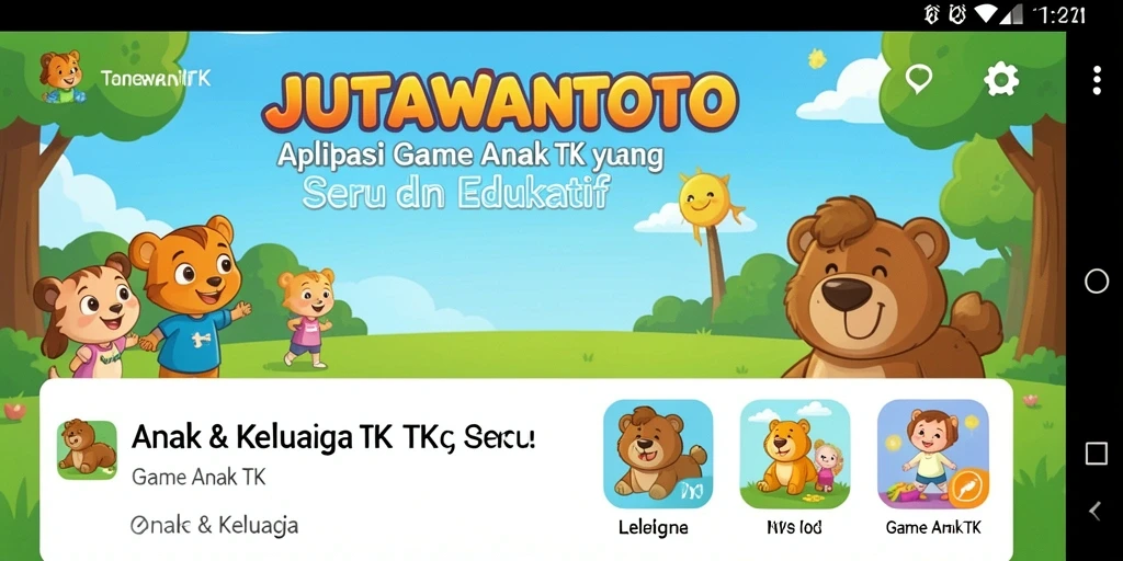 Antarmuka permainan edukatif JUTAWANTOTO yang menarik.